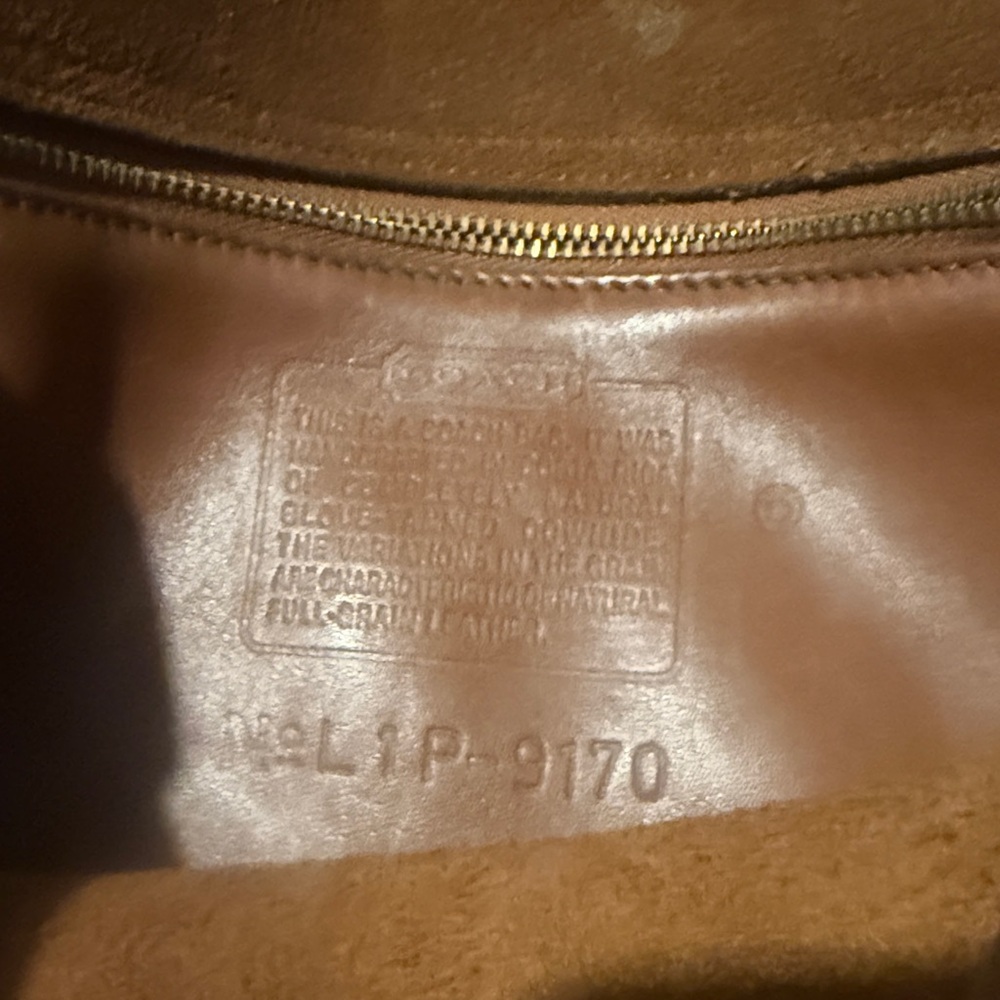 Vintage leather Coach bag - Picture 5 of 5